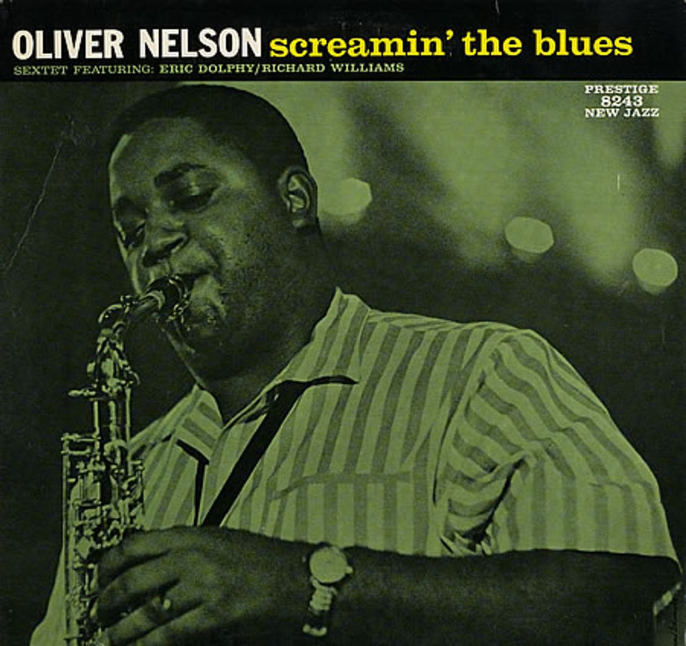 Oliver Nelson Screamin' The Blues US vinyl LP album (LP record) OJC-080