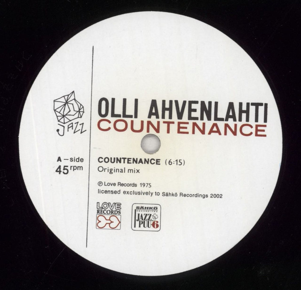 Olli Ahvenlahti Countenance Finnish 12" vinyl single (12 inch record / Maxi-single) 8QY12CO854128