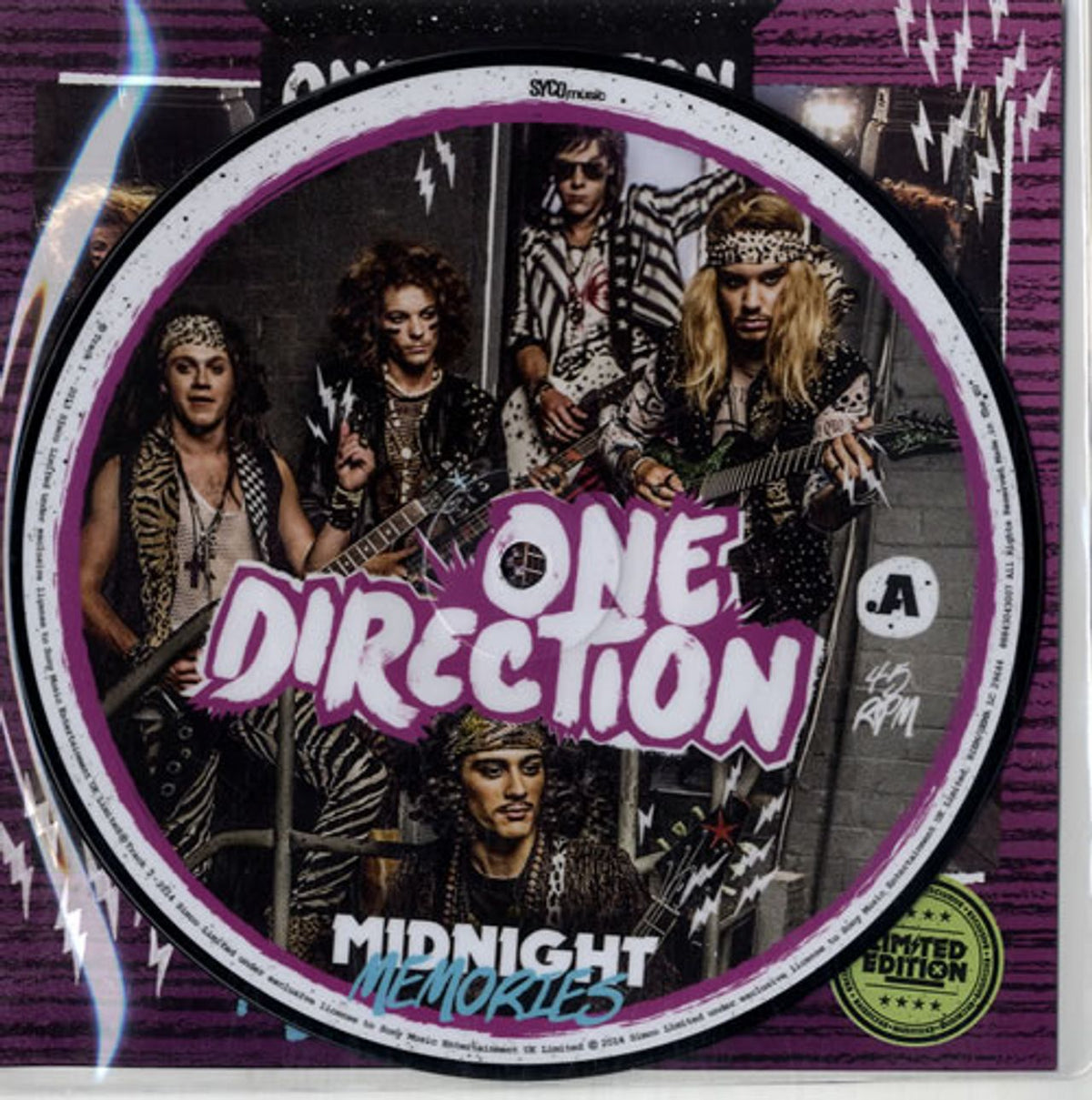 One Direction Midnight Memories 7” hot Vinyl