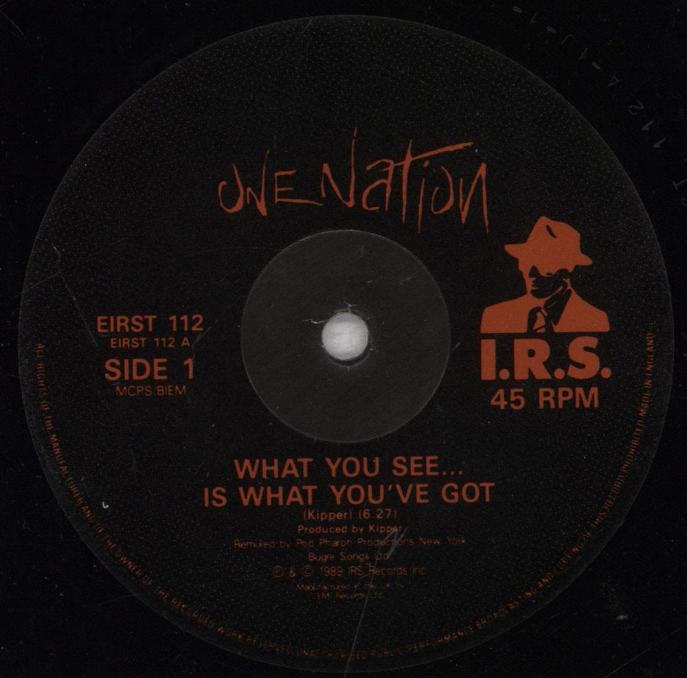 One Nation What You See...Is What You've Got UK 12" vinyl single (12 inch record / Maxi-single) OOI12WH844360