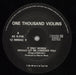 One Thousand Violins If Only Words UK 12" vinyl single (12 inch record / Maxi-single) ONQ12IF542711
