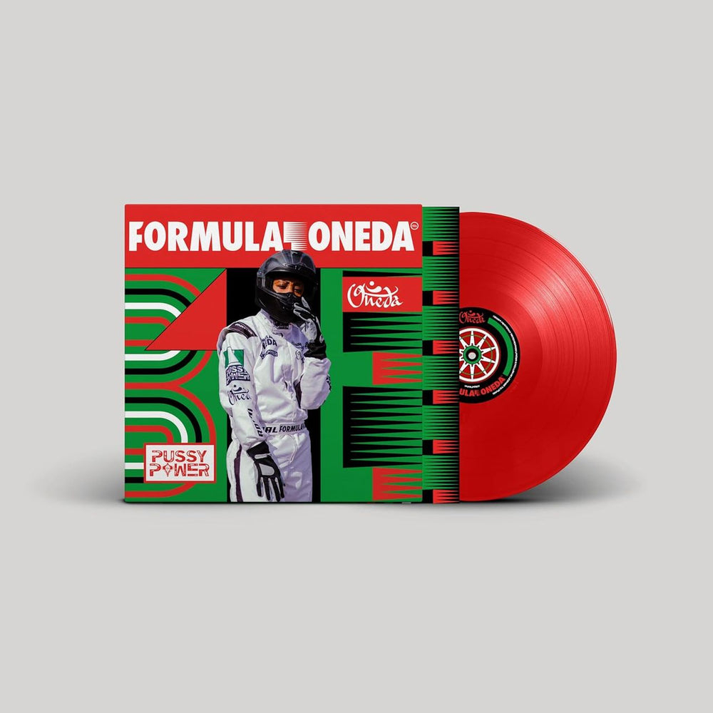 OneDa Formula Oneda - Red Vinyl + Hype Stickered Outer Sleeve UK vinyl LP album (LP record) HVNLP227