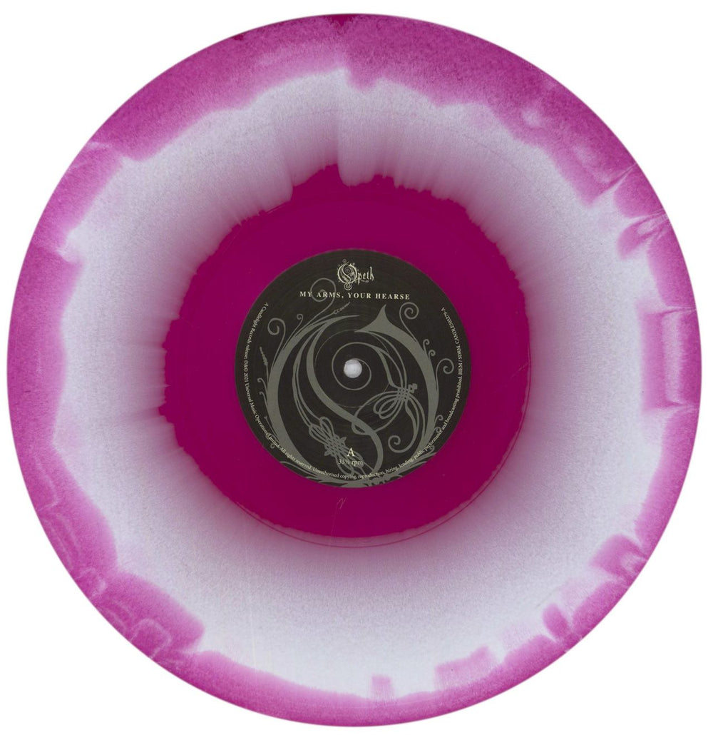 Opeth My Arms, Your Hearse - RSD22 - Purple & White Swirl Vinyl UK 2-LP vinyl record set (Double LP Album) OEP2LMY843598