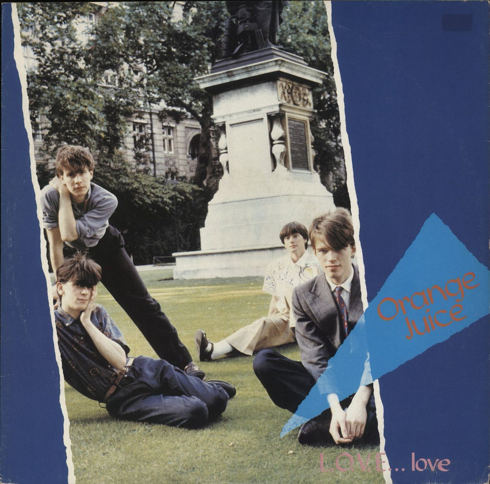 Orange Juice Love...Love UK 12" vinyl single (12 inch record / Maxi-single) POSPX357