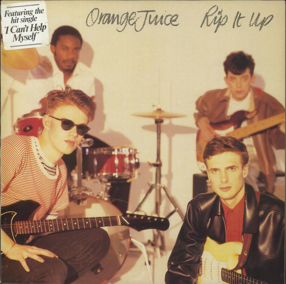 Orange Juice Rip It Up - Stickered Sleeve - EX UK vinyl LP album (LP record) POLS1076