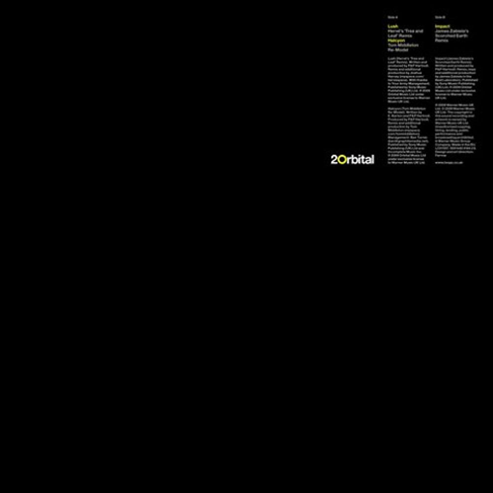 Orbital Lush [Herve’s Tree & Leaf Remix] UK 12" vinyl single (12 inch record / Maxi-single) 2564688320