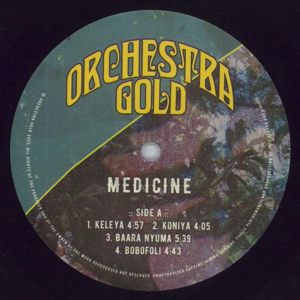 Orchestra Gold Medicine US vinyl LP album (LP record) 7XXLPME842962