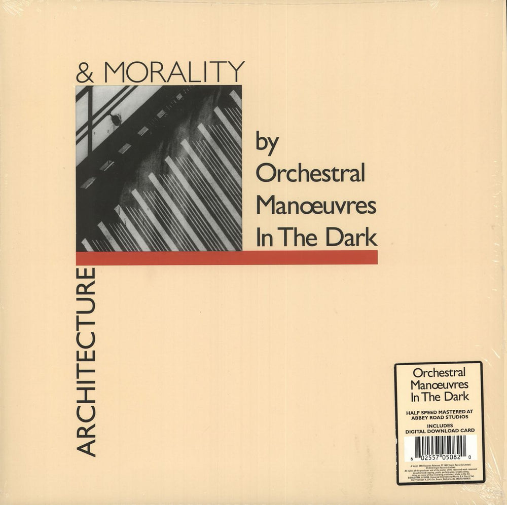 Orchestral Manoeuvres In The Dark Architecture & Morality - Half Speed - Shrink UK vinyl LP album (LP record) 06025577050820