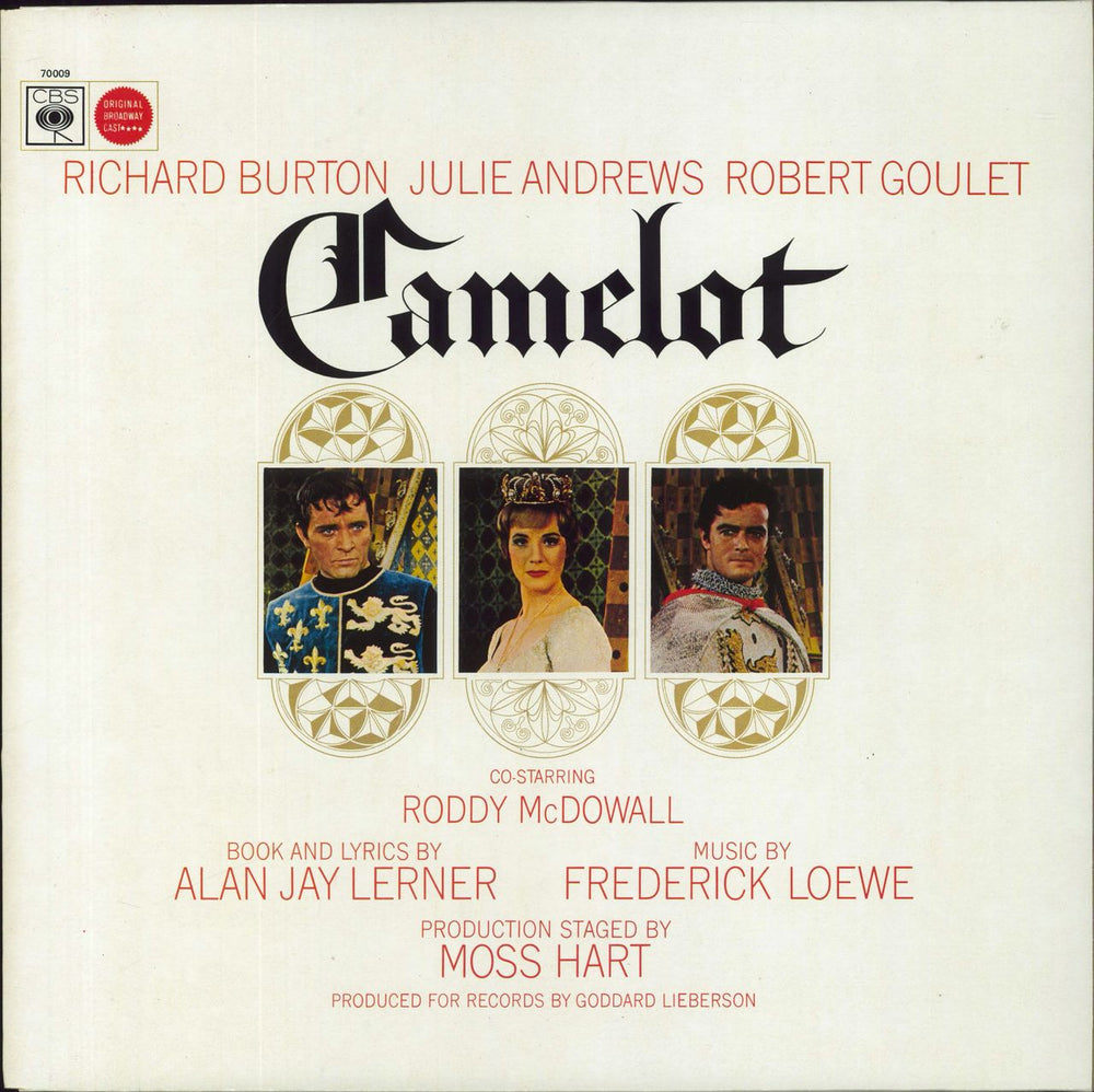 Original Cast Recording Camelot UK vinyl LP album (LP record) 70009