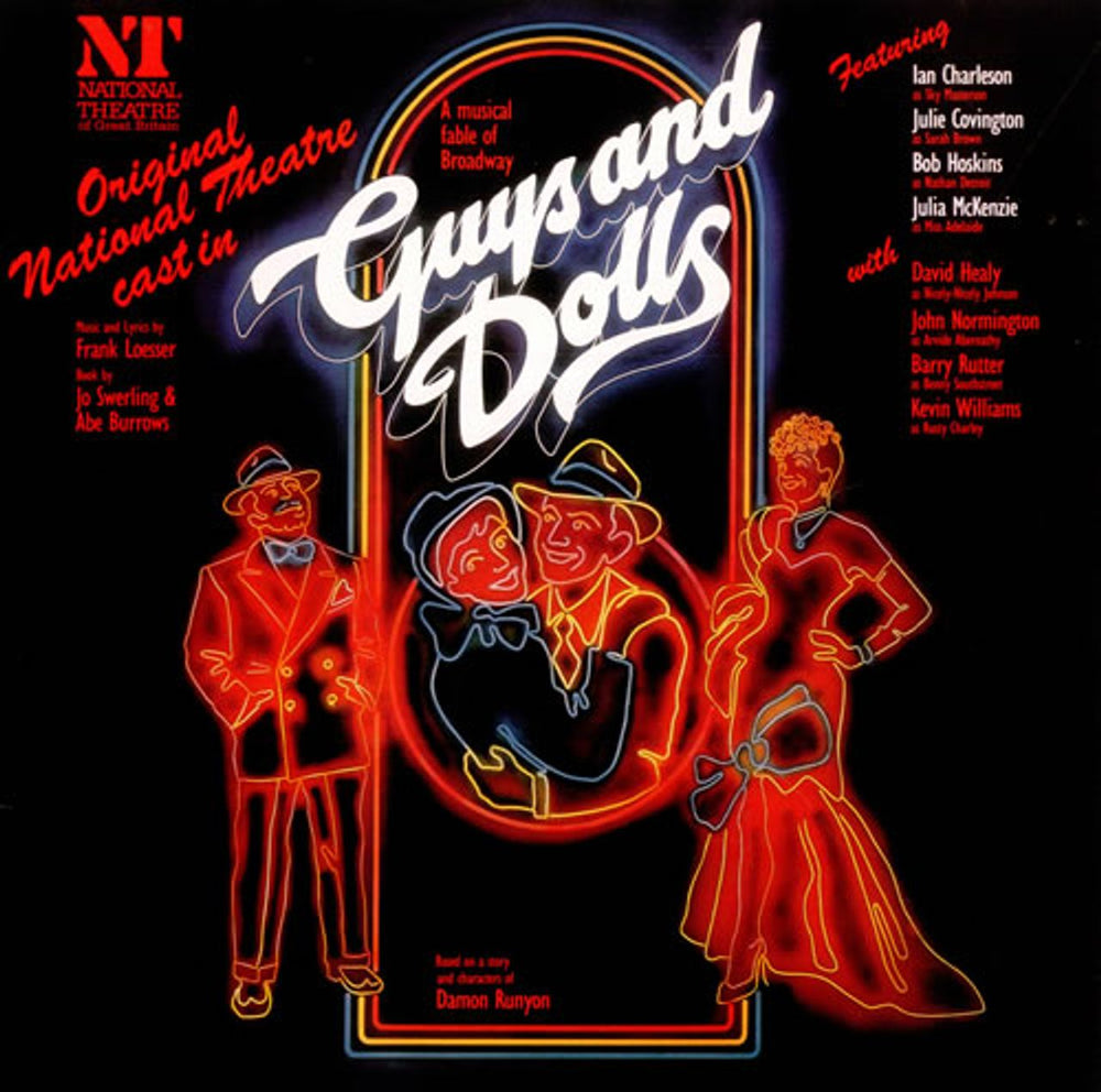 Original Cast Recording Guys And Dolls UK vinyl LP album (LP record) CDL1388