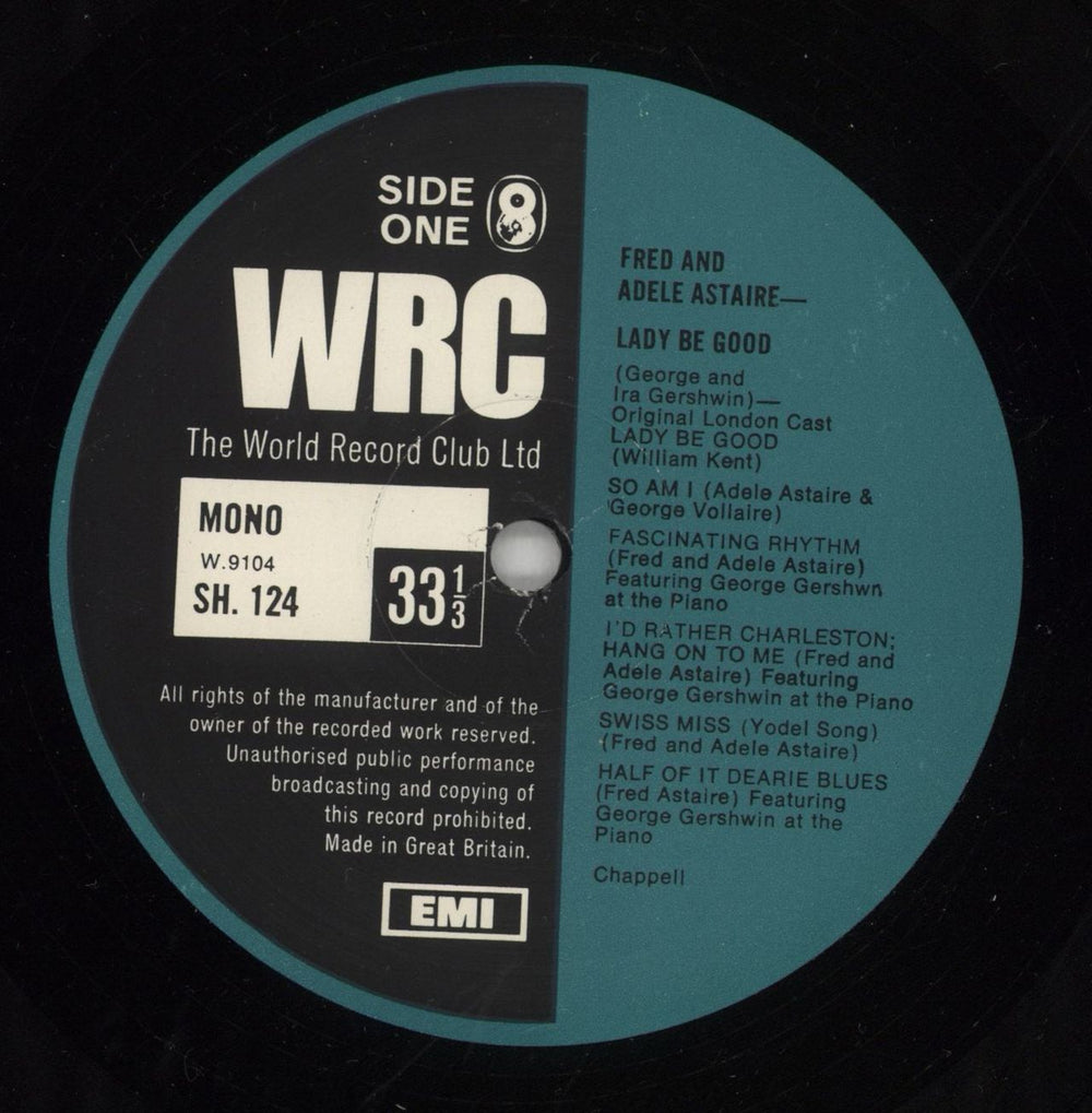 Original Cast Recording Lady Be Good UK vinyl LP album (LP record) 1OCLPLA618300