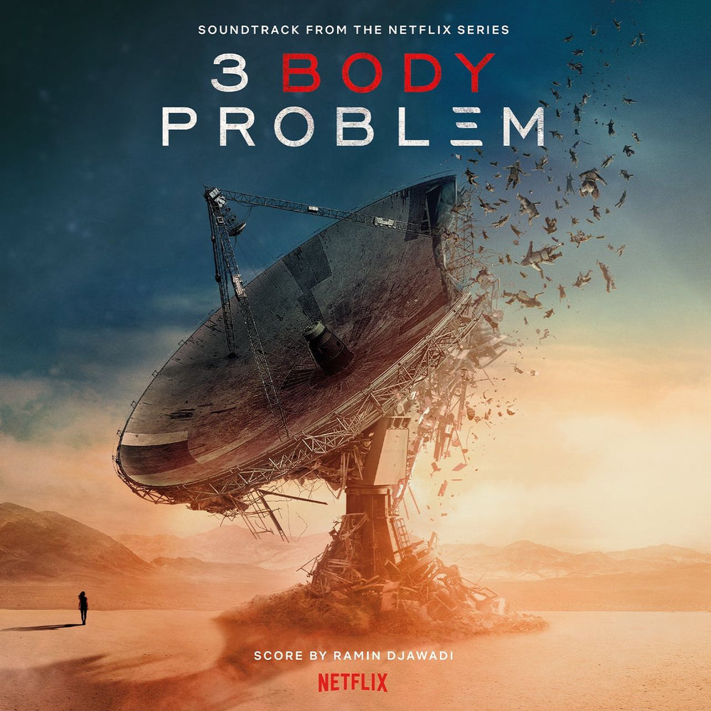 Original Soundtrack 3 Body Problem - Blue Vinyl 180 Gram + Insert & Sticker Sheet UK 2-LP vinyl record set (Double LP Album) 2024