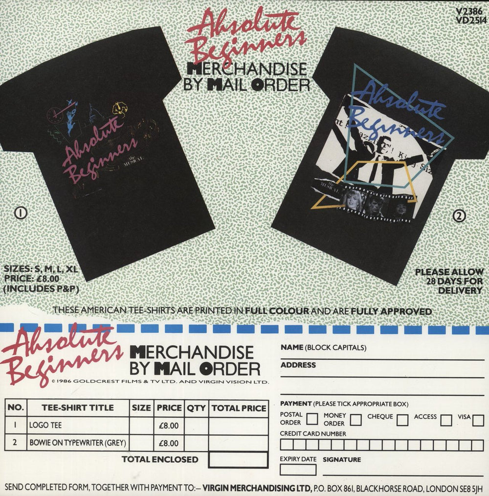 Original Soundtrack Absolute Beginners - Complete UK vinyl LP album (LP record)