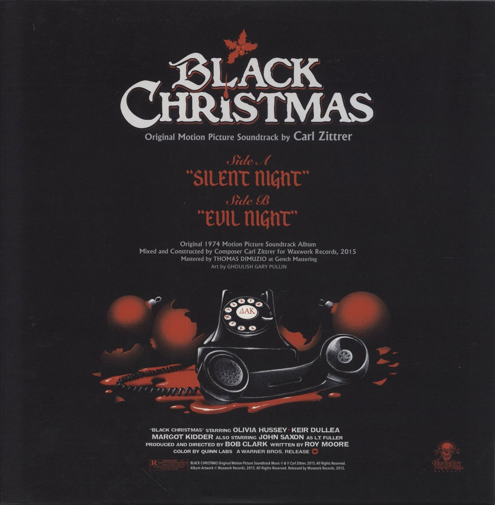 Original Soundtrack Black Christmas - Clear w/ Red Splatter Vinyl US 12" vinyl single (12 inch record / Maxi-single)