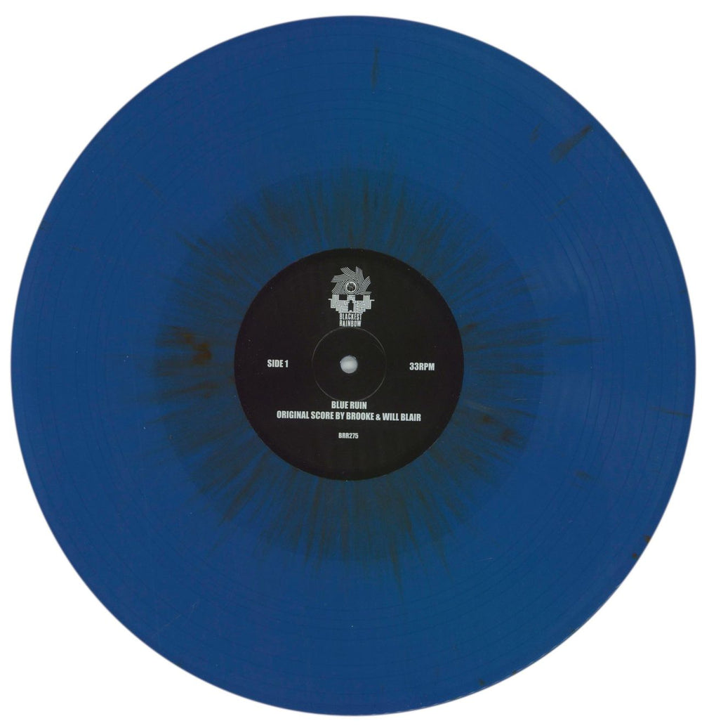 Original Soundtrack Blue Ruin - Blue With Rust Splatter Vinyl UK vinyl LP album (LP record) OSTLPBL858036