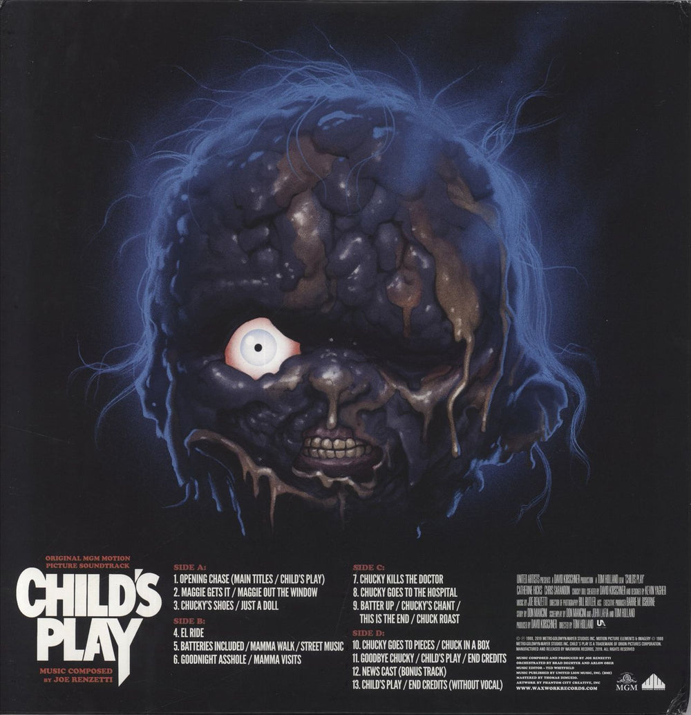 Original Soundtrack Child's Play: Remastered - 180 Gram 'Chucky' Vinyl US 2-LP vinyl record set (Double LP Album) 728028484779