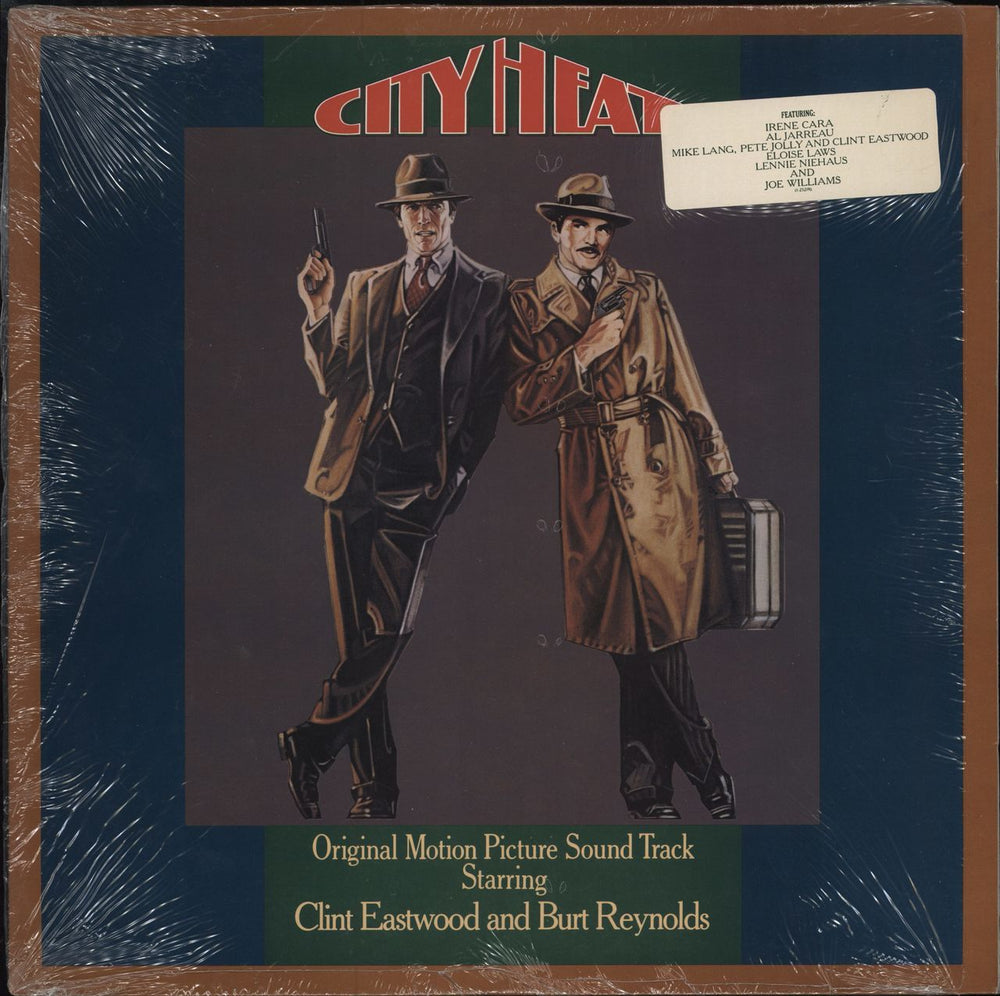 Original Soundtrack City Heat + Stickered Shrink US vinyl LP album (LP record) 1-25219