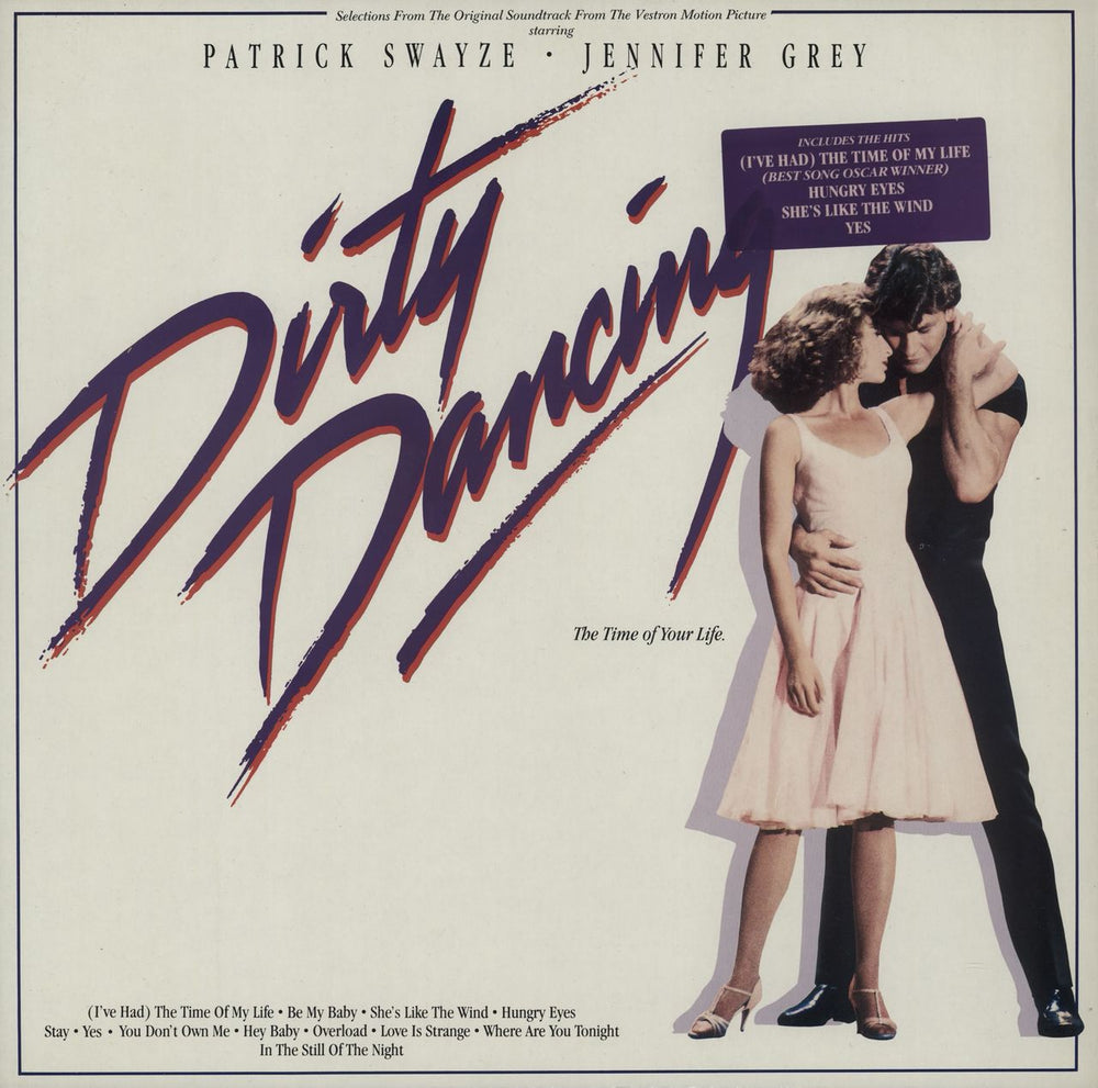 Original Soundtrack Dirty Dancing - Hype Stickered Sleeve German vinyl LP album (LP record) BL86408