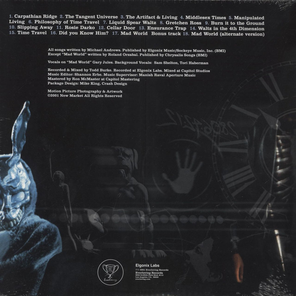 Original Soundtrack Donnie Darko - 180g Metallic Silver Vinyl - Sealed UK vinyl LP album (LP record) 812208014792