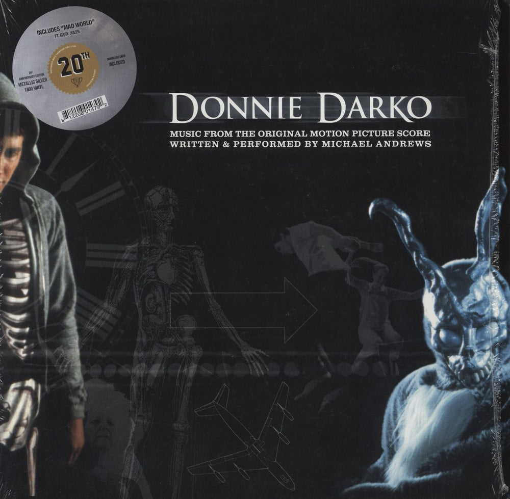 Original Soundtrack Donnie Darko - Shrink - 180g Metallic Silver Vinyl UK vinyl LP album (LP record) EVE003