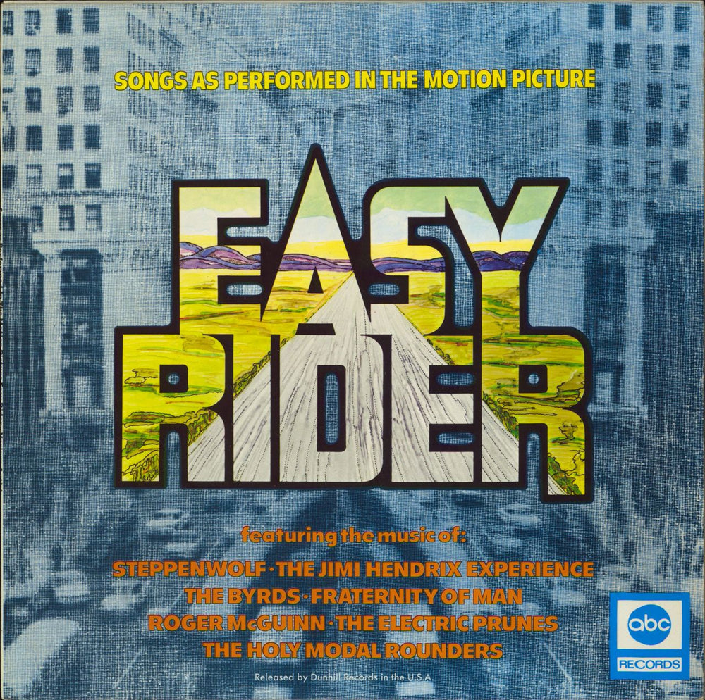 Original Soundtrack Easy Rider UK vinyl LP album (LP record) ABCL5005