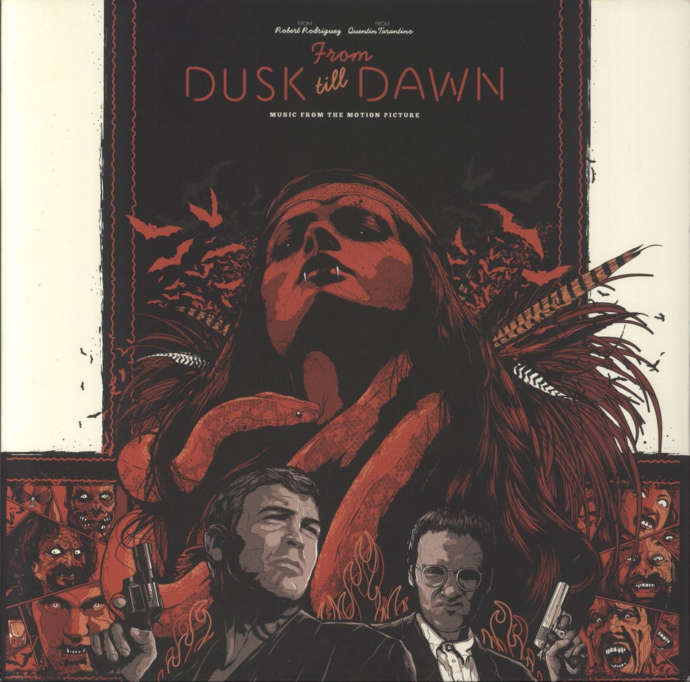Original Soundtrack From Dusk Till Dawn - Red Splattered Vinyl US 2-LP vinyl record set (Double LP Album) BRK-967