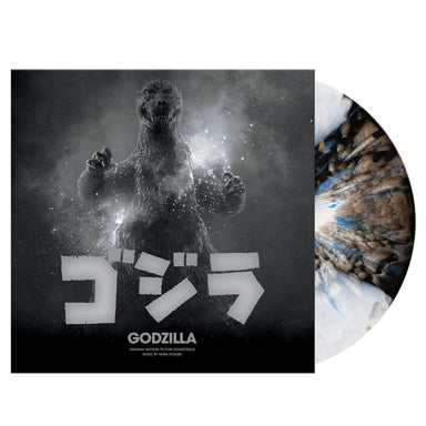 Original Soundtrack Godzilla - Black & White Haze Electric Blue Splatter Vinyl - Sealed UK vinyl LP album (LP record) WW221