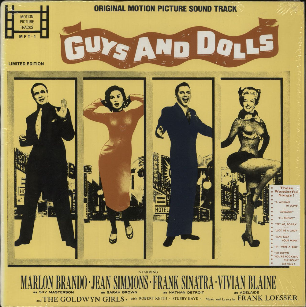 Original Soundtrack Guys And Dolls - shrink US vinyl LP album (LP record) MPT-1