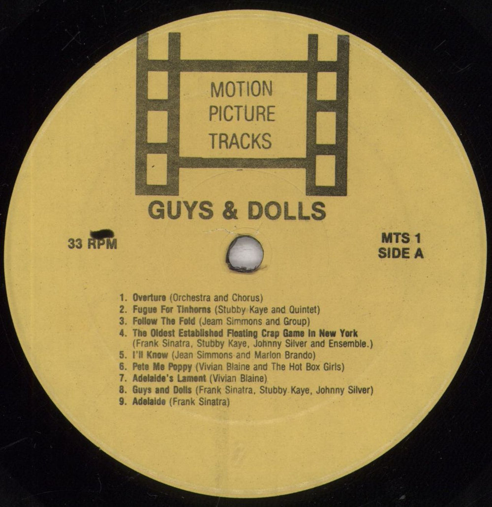 Original Soundtrack Guys And Dolls - shrink US vinyl LP album (LP record) OSTLPGU833646