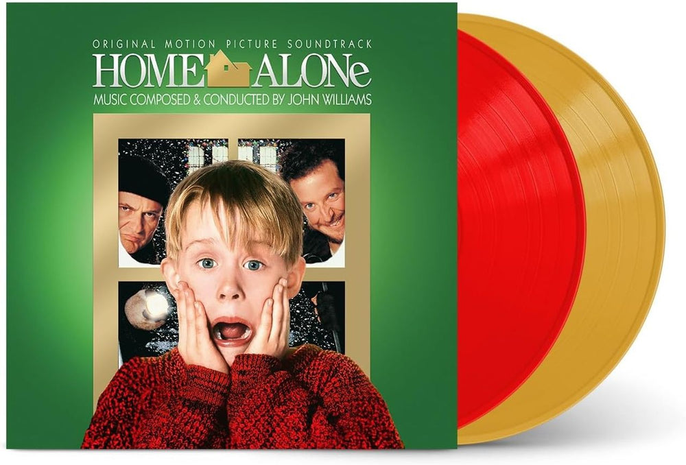 Original Soundtrack Home Alone - Red & Gold Vinyl - Sealed UK 2-LP vinyl record set (Double LP Album) 198028343312