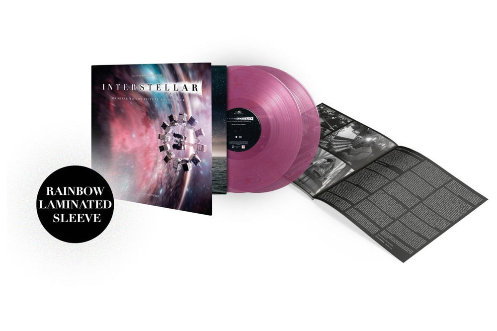 Original Soundtrack Interstellar - Purple Vinyl - Rainbow Laminate Sleeve - Numbered Edition UK 2-LP vinyl record set (Double LP Album)