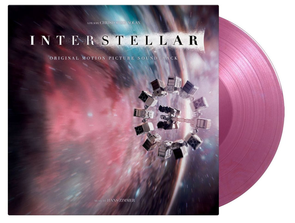 Original Soundtrack Interstellar - Purple Vinyl - Rainbow Laminate Sleeve - Numbered Edition UK 2-LP vinyl record set (Double LP Album) OST2LIN824722