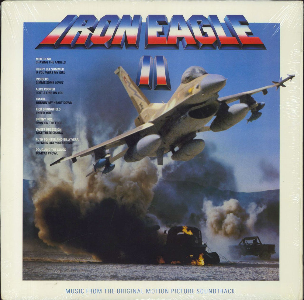 Original Soundtrack Iron Eagle II - shrink US vinyl LP album (LP record) SE45006