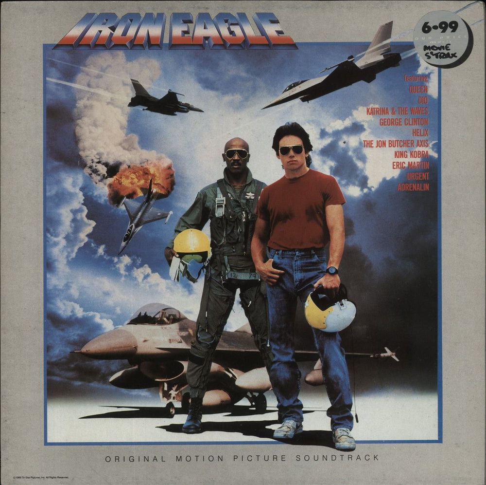 Original Soundtrack Iron Eagle UK vinyl LP album (LP record) EST2013