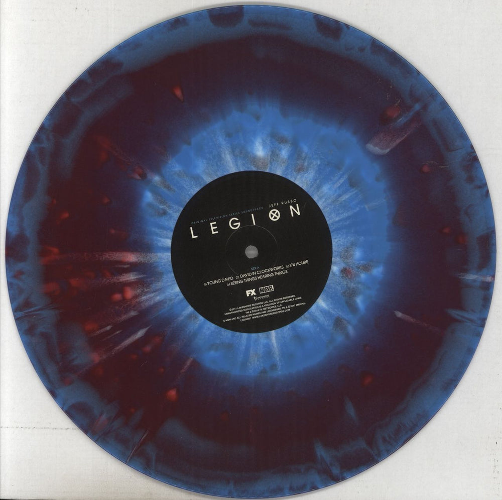 Original Soundtrack Legion - Blue/Purple/White Starburst Vinyl US 2-LP vinyl record set (Double LP Album) OST2LLE858907