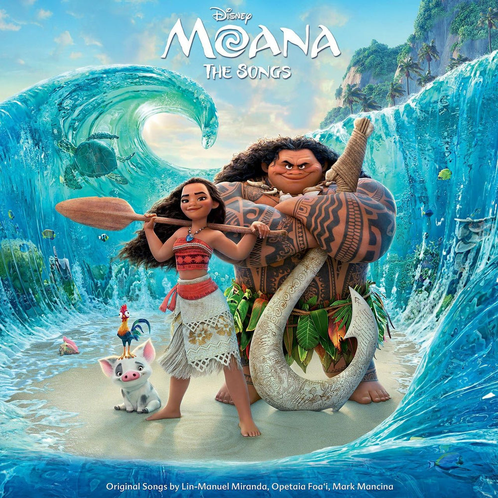 Original Soundtrack Moana The Songs - Black Vinyl - Sealed UK vinyl LP album (LP record) 8735924