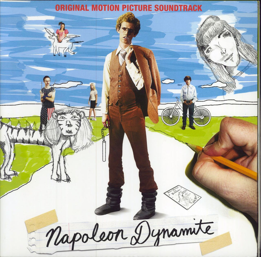 Original Soundtrack Napoleon Dynamite - Blue Vinyl US 2-LP vinyl record set (Double LP Album) LKS343952