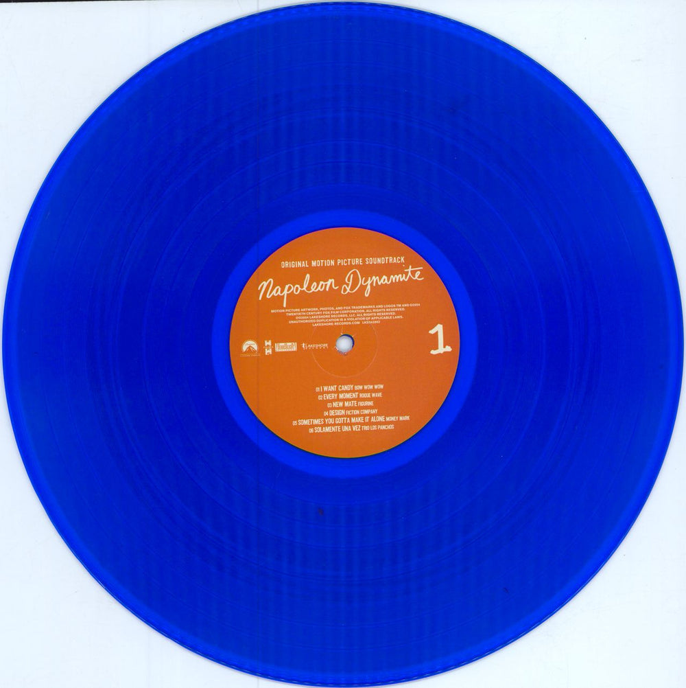 Original Soundtrack Napoleon Dynamite - Blue Vinyl US 2-LP vinyl record set (Double LP Album) OST2LNA783333
