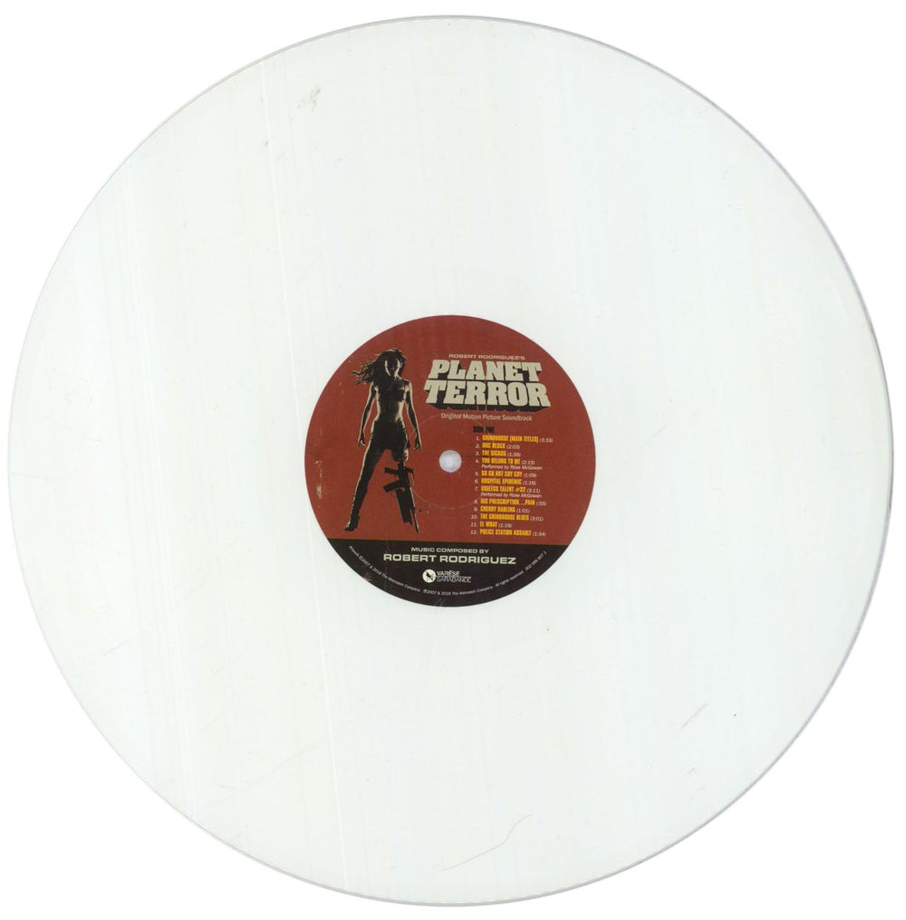 Original Soundtrack Planet Terror - White Vinyl - RSD18 Canadian vinyl LP album (LP record) OSTLPPL843520