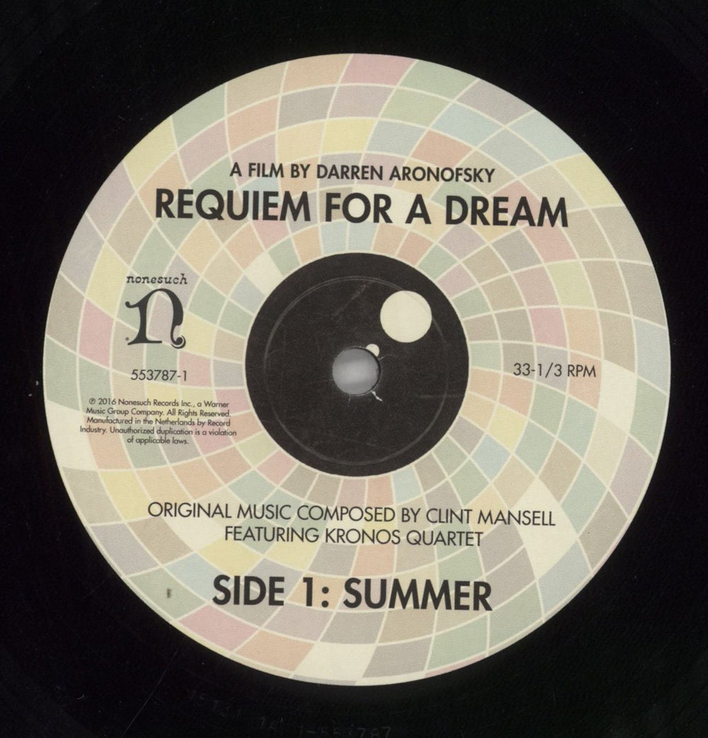 Original Soundtrack Requiem For A Dream - RSD16 UK 2-LP vinyl record set (Double LP Album) OST2LRE780668