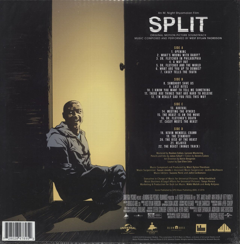 Original Soundtrack Split - Yelllow Vinyl - Sealed US 2-LP vinyl record set (Double LP Album) 728028478952