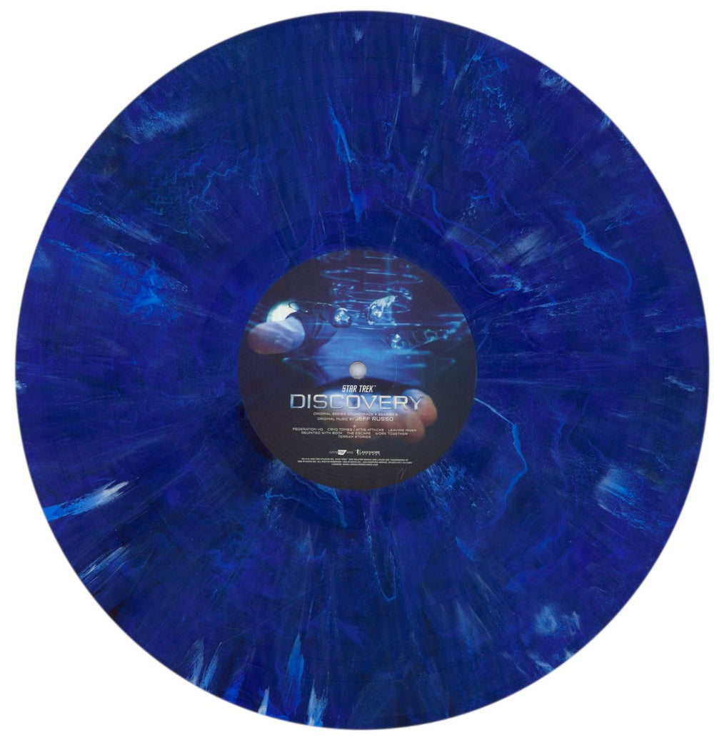 Original Soundtrack Star Trek: Discovery (Original Series Soundtrack • Season 3) - Blue & White Marble Vinyl US 2-LP vinyl record set (Double LP Album) OST2LST839652