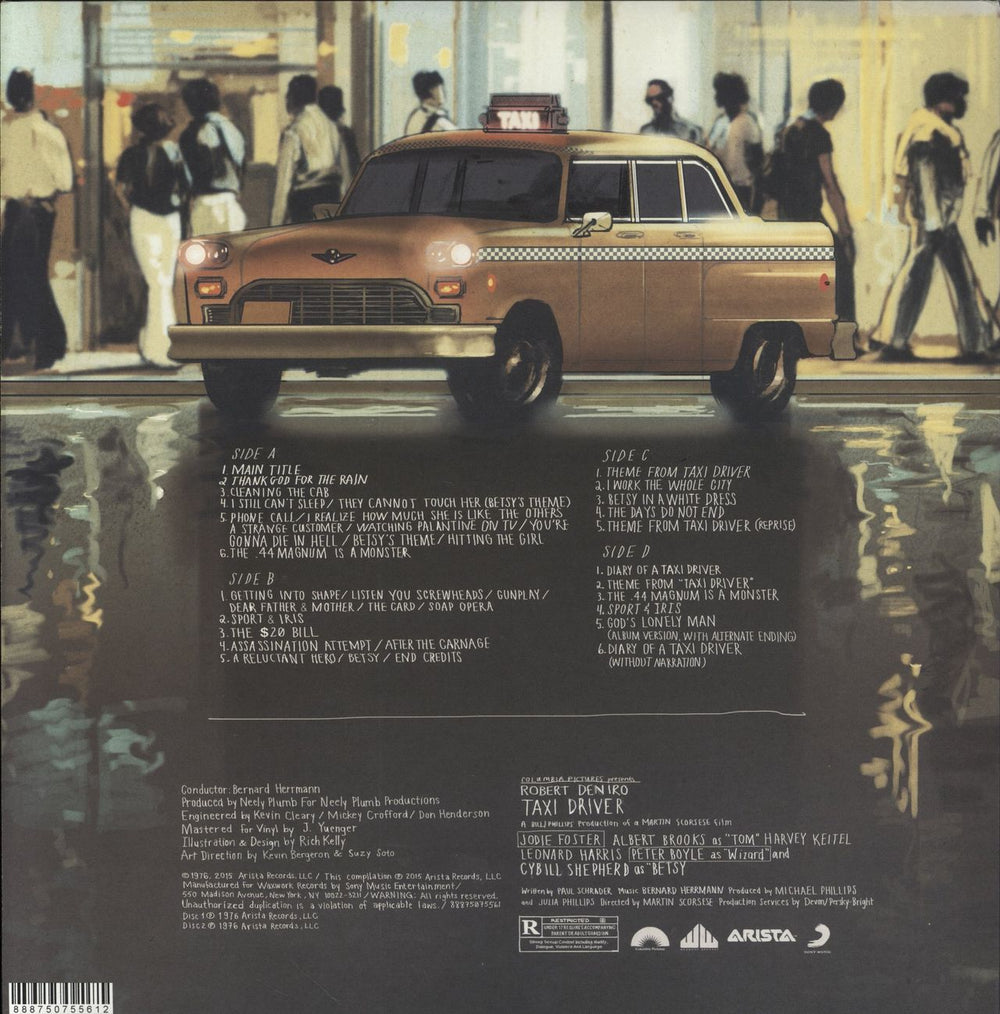 Original Soundtrack Taxi Driver - White/Yellow/Black Vinyl US vinyl LP album (LP record) 888750755612