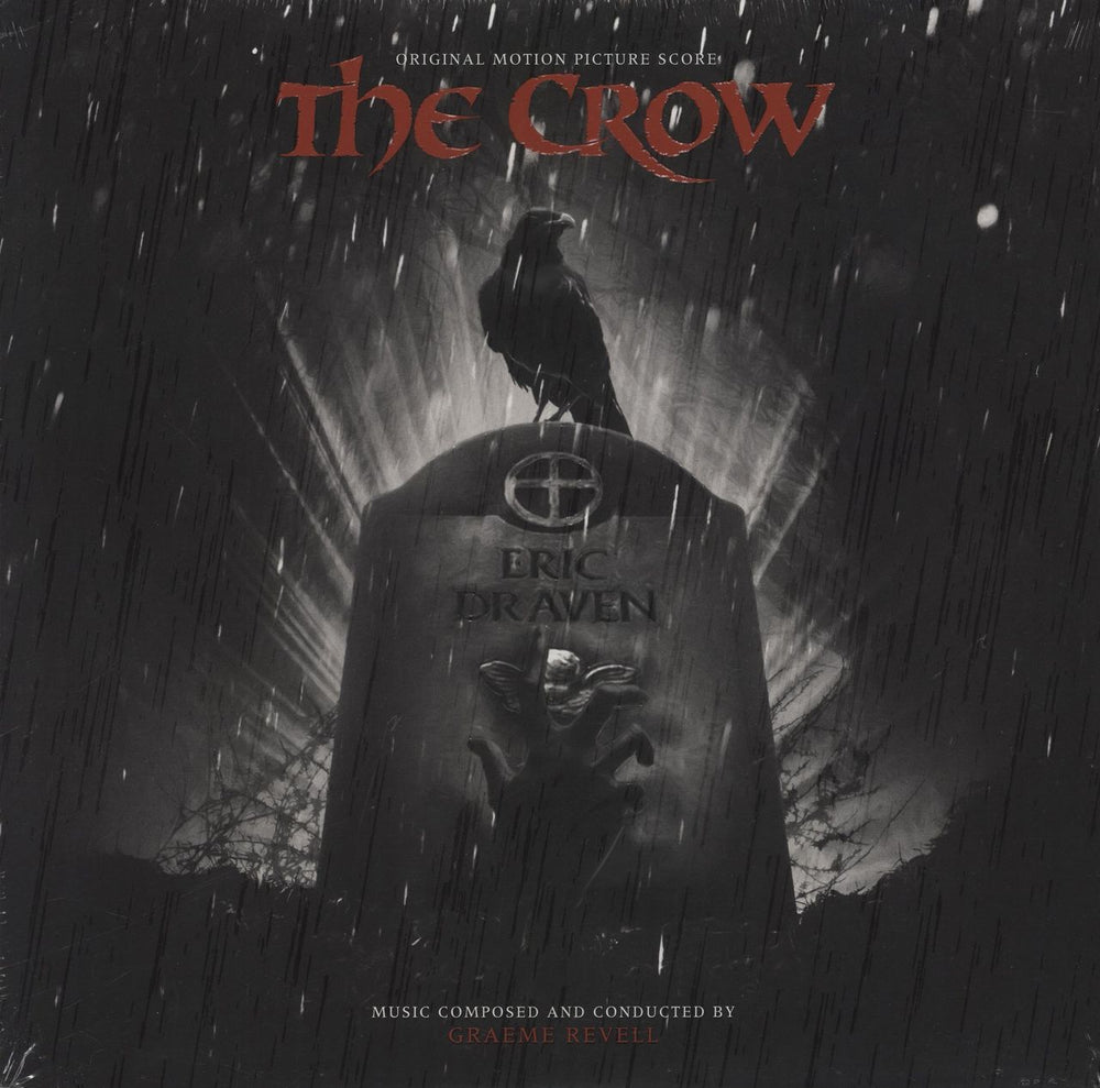 Original Soundtrack The Crow - Black & White Marble Vinyl - Sealed US 2-LP vinyl record set (Double LP Album) VSD00431