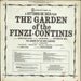 Original Soundtrack The Garden Of The Finzi-Continis US vinyl LP album (LP record)