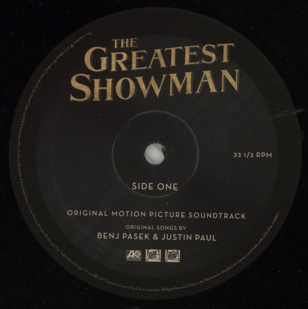 Original Soundtrack The Greatest Showman UK vinyl LP album (LP record) OSTLPTH784329