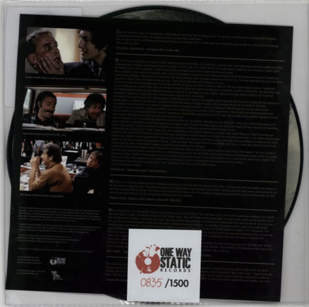 Original Soundtrack The Last House On The Left - RSD - Numbered UK picture disc LP (vinyl picture disc album) OSTPDTH602762