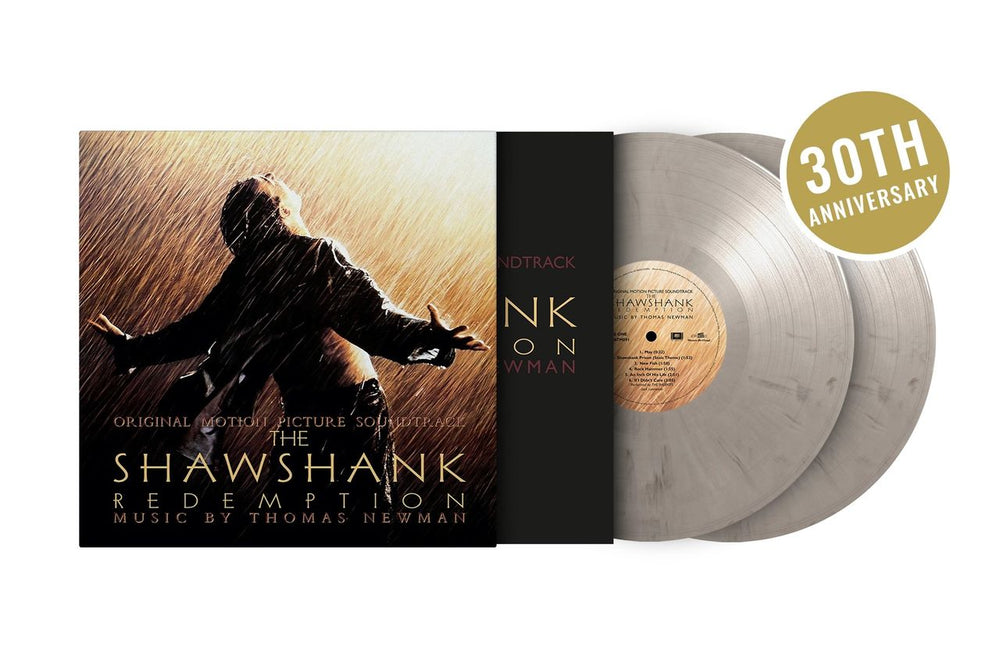 Original Soundtrack The Shawshank Redemption - Black & White Marbled Vinyl 180 Gram UK 2-LP vinyl record set (Double LP Album) OST2LTH837876