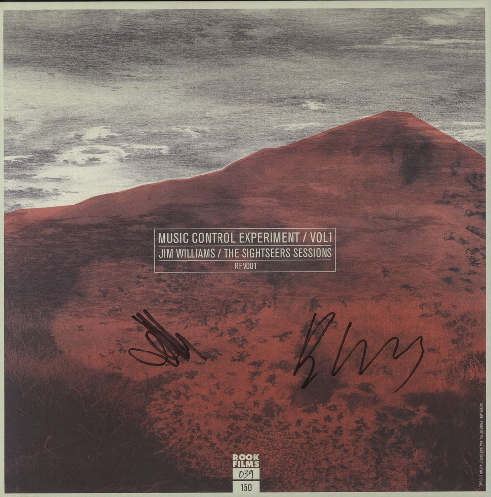 Original Soundtrack The Sightseers Sessions - Red Vinyl - Autographed UK 12" vinyl single (12 inch record / Maxi-single)