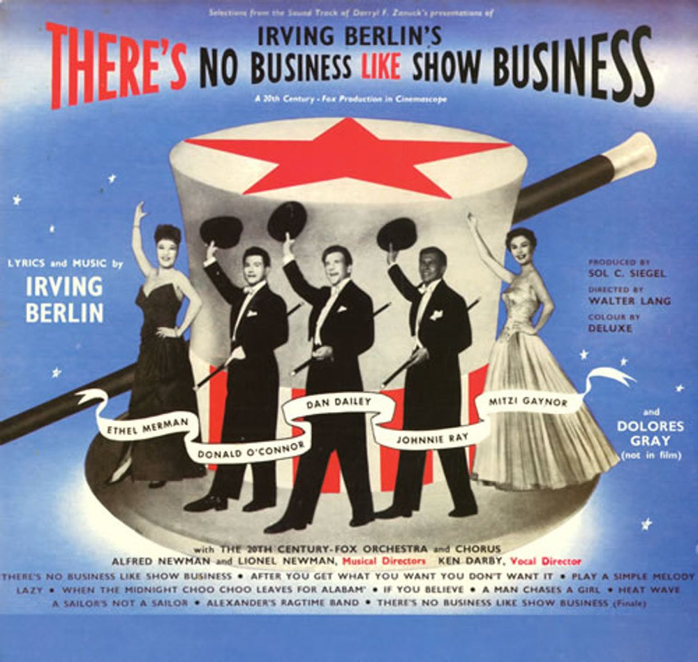 Original Soundtrack There's No Business Like Show Business UK vinyl LP album (LP record) MCL1727